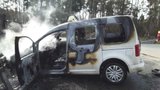 Smrtelná nehoda na Třebíčsku: Motorkář zemřel po střetu s autem