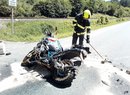 Při nehodě na Berounsku zemřel motorkář, dva lidé lehce zranění. (Ilustrační foto)