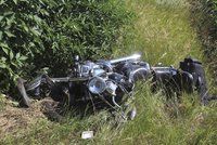 Na Vsetínsku zemřel motorkář: Srazil se s osobním autem