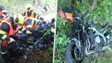 Motorkář na Zlínsku vyletěl ze silnice: Na místě zemřel