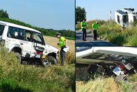 Čtyřkolku sešrotoval džíp: Řidič (†24) po čelním nárazu zemřel