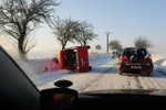 Tragická nehoda u Olbramovic.