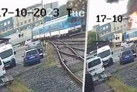 Děsivé záběry z nehody v Olomouci: Řidiči kamionu hrozí až osmileté vězení
