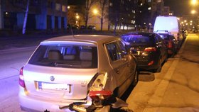 Fotky zkázy po hromadné nehodě v Plzni