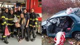 Tereza s Martinem málem zemřeli při bouračce: Poděkování hasičům a tousty k tomu