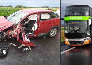 Ve středu 14. července se kolem 8.30 srazily na I/52 u Pasohlávek autobus, kamion a dvě osobní auta.