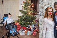 Péťa, kterému pomohla biatlonistka Koukalová: První Vánoce po nehodě s maminkou, ale bez táty