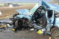Náklaďák u Jihlavy vjel do protisměru: Zabil řidiče v osobním autě