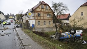 Nehoda policistů v Německu