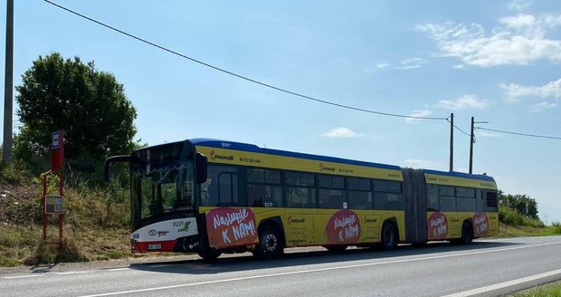 Hromadná nehoda u obce Předboj. Autobus se srazil se třemi osobními auty.