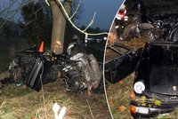 Řidič zemřel v porsche: Předjížděl prý v koloně, narazil do stromu!