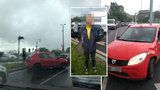 Policejní honička podél Vltavy skončila bouračkou: Řidič (41) byl zdrogovaný