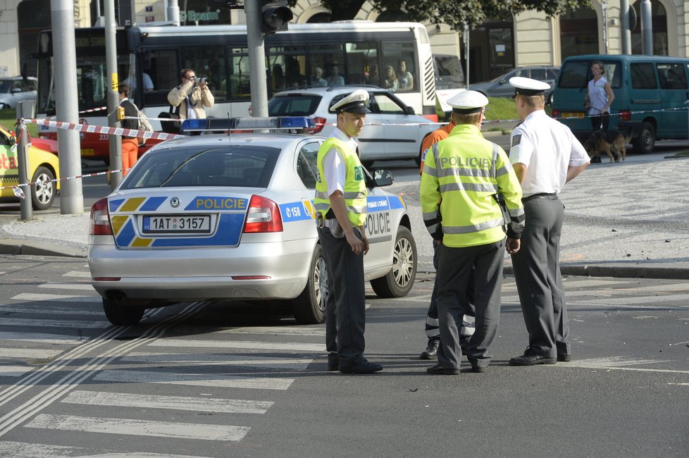 Na místo vyrazilo několik policejních jednotek, včetně psovoda