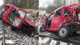 Hrůza na přejezdu: Řidička prchala z nepojízdného auta: Pak ho smetl rozjetý vlak!