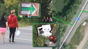 Zelená turistická trase je značená přes frekventovanou silnici na kraji Přerova. V sobotu 14. září 2019 tu zemřely při přebíhání dvě dívky (†15).