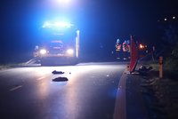Tragická nehoda mezi Prahou a Roztoky: Muž (†33) nepřežil srážku s automobilem