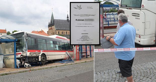 Kubíček (†7) zemřel ve Slaném pod koly autobusu: Řidič Karel poslal dopis rodině!