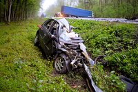 Tragická nehoda: Michal (†40) už se k dětem nevrátí, jeho auto to rozřízlo napůl