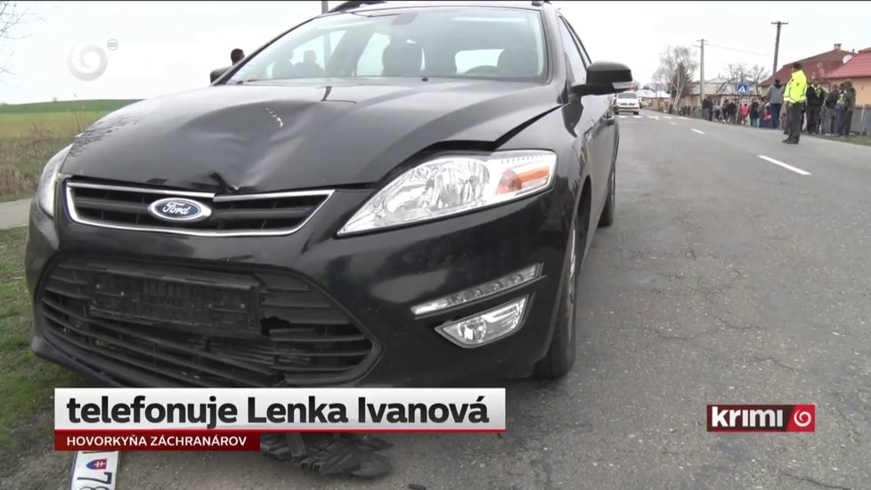 Chlapečka (†4) na odrážedle smetlo na přechodu auto, Davídek na místě zemřel