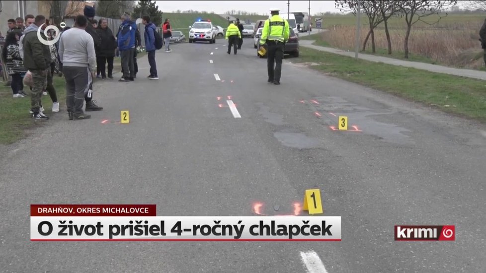 Chlapečka (†4) na odrážedle smetlo na přechodu auto, Davídek na místě zemřel