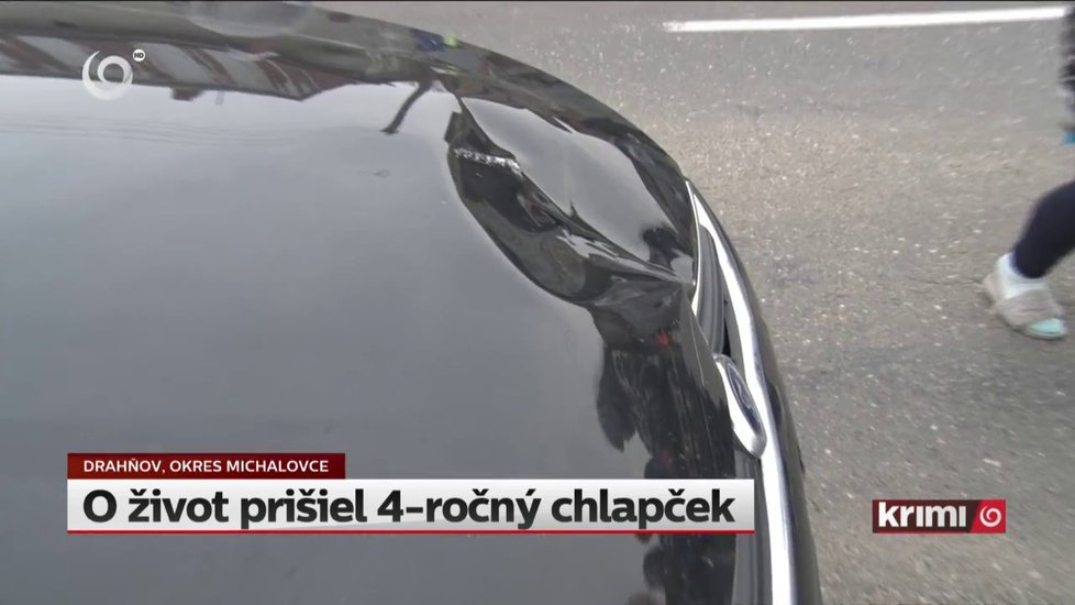 Chlapečka (†4) na odrážedle smetlo na přechodu auto, Davídek na místě zemřel