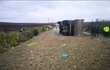 Tragická dopravní nehoda u slovenské Nitry: Autobus se srazil s kamionem.