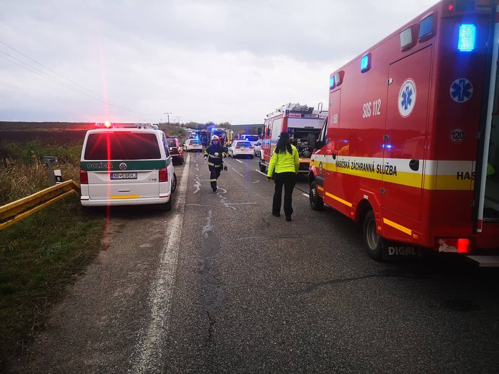 Tragická dopravní nehoda u slovenské Nitry