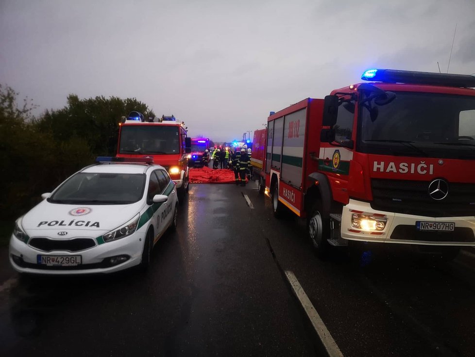 Tragická dopravní nehoda u slovenské Nitry