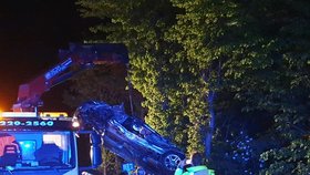 U Salcburku zemřeli po nehodě dva Češi: Vůz se zřítil ze srázu a narazil do sloupu