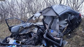 Při nehodě dvou osobních aut na Litoměřicku zemřeli dva lidé. Část dálnice D8 je uzavřena. (Ilustrační foto)