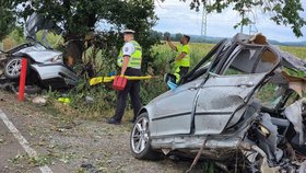 Mladík jel v BMW příliš rychle: Vyletěl ze zatáčky a zemřel po nárazu do stromu