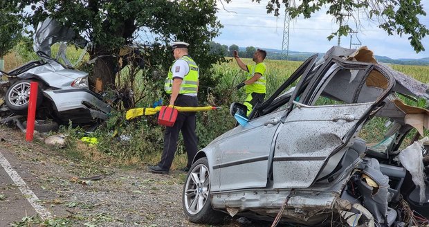 Mladík jel v BMW příliš rychle: Vyletěl ze zatáčky a zemřel po nárazu do stromu