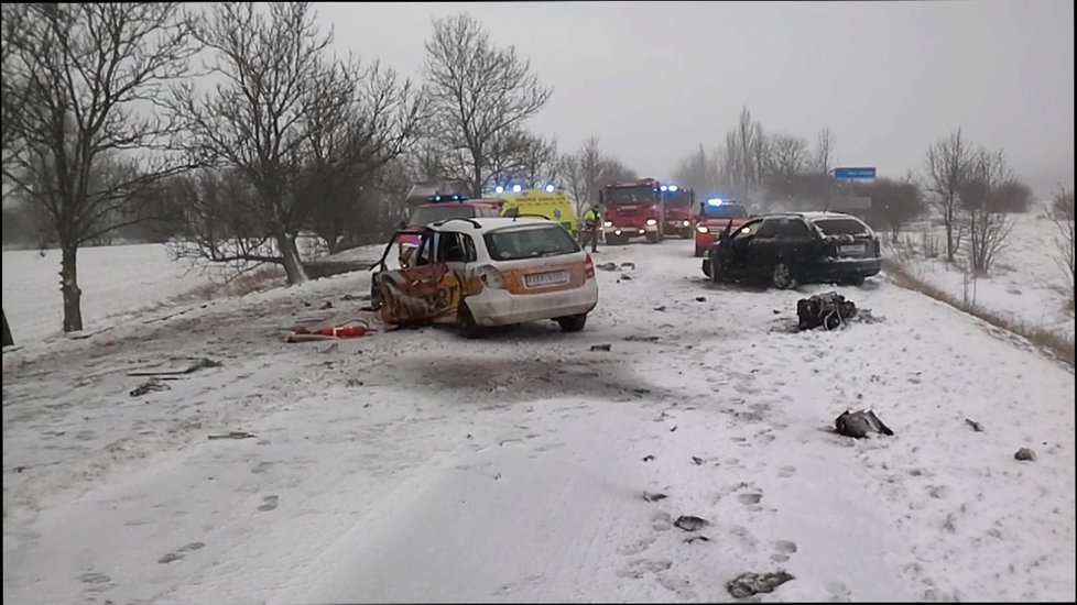 Smrtelná nehoda u Libouchce v severních Čechách