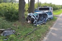 Smrtelná nehoda na Kutnohorsku: Po nárazu do stromu zemřel řidič