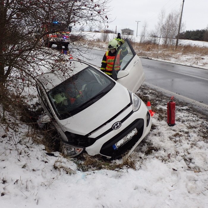Ranní dopravní nehoda v Kobeřicích.