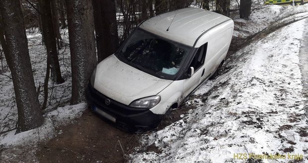 Muže zabil padající strom. Nehody, vichr, nový sníh i mráz v Česku, sledujte radar Blesku