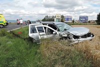 Vážná nehoda u Sosnové: Nejhůř zraněné je malé dítě