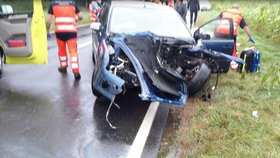 Vážná nehoda na Olomoucku.
