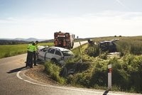 Tragická nehoda na Tachovsku: Řidič zemřel, žena s dítětem přežily