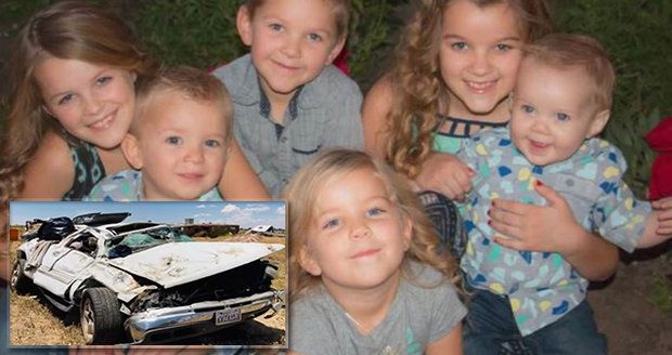 Početná rodina uvízla po nehodě ve vraku vozu: Otec volal pomoc hodinkami, mezitím dvě děti zemřely