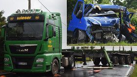 Při nehodě u Tisové na Tachovsku bylo zraněno sedm lidí a jedna žena zemřela. Pro zraněné přiletěly dva vrtulníky.