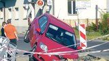 Němec skončil s toyotou v dvoumetrové díře