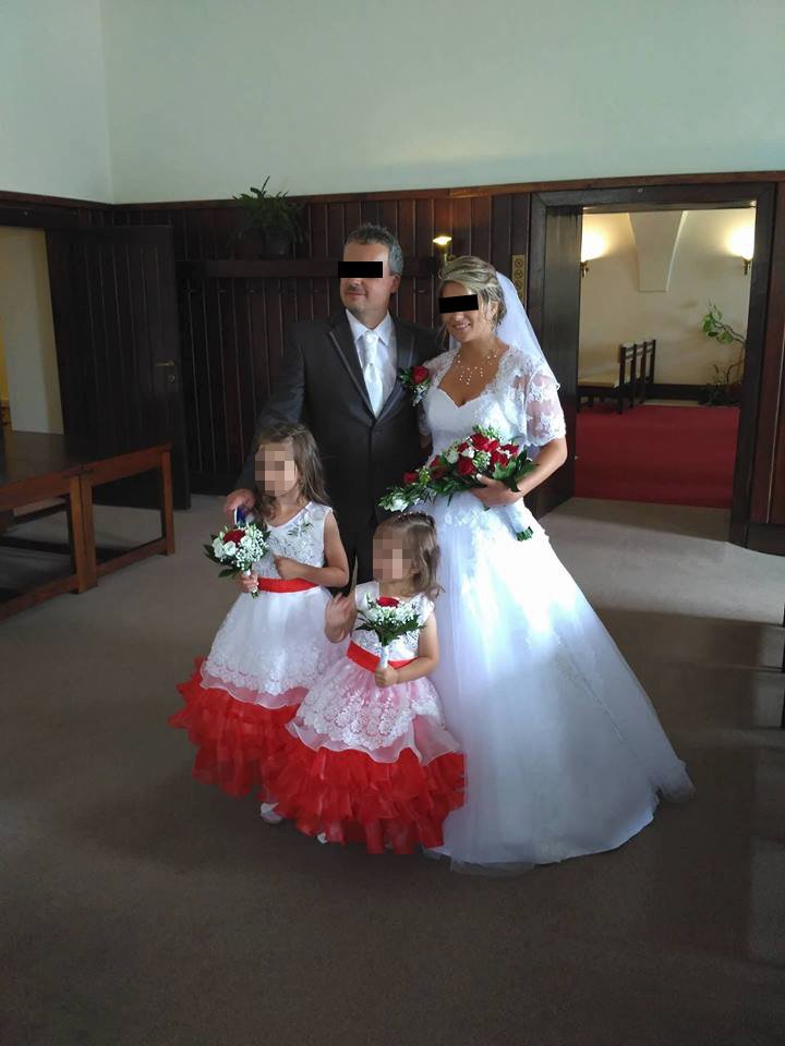 Rodina na svatbě