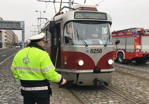 Tramvaj u Masarykova nádraží srazila chodce (ilustrační foto).