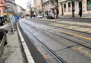 Dva měsíce se po Vinohradské ulici v Praze tramvaje neprojedou.