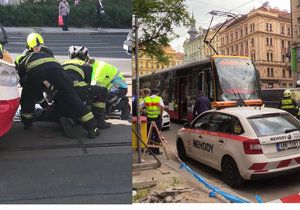 Tramvaj na přechodu u I. P. Pavlova srazila dva chodce. Oba zemřeli.