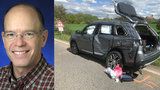Smrt uznávaného amerického experta v Česku: U Mělníka jeho auto rozstřelil kamion