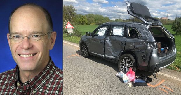 Smrt uznávaného amerického experta v Česku: U Mělníka jeho auto rozstřelil kamion