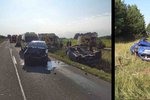 V úterý 7. září se mezi Vacenovicemi a Vraceovem na Hodonínsku srazila dvě osobní auta. Na místě bylo šest zraněných.