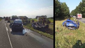 V úterý 7. září se mezi Vacenovicemi a Vraceovem na Hodonínsku srazila dvě osobní auta. Na místě bylo šest zraněných.